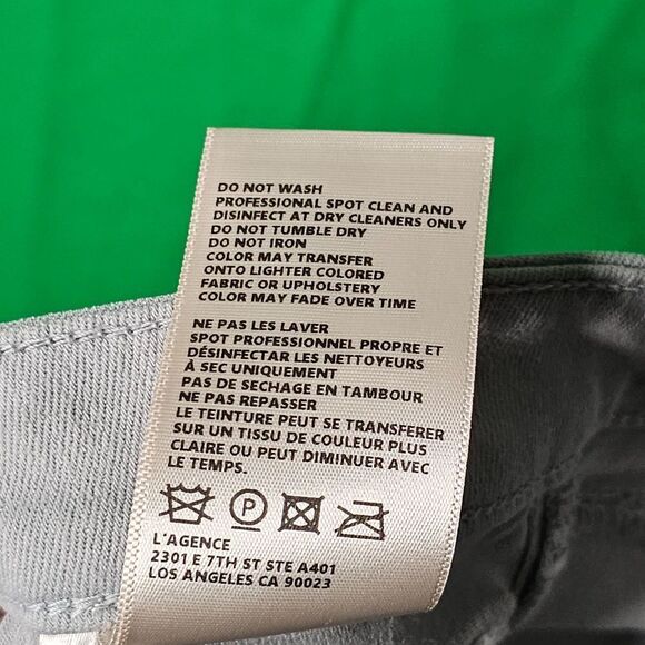 NWT L'AGENCE Margot Jean Cloud Coated 25 - Picture 5 of 5